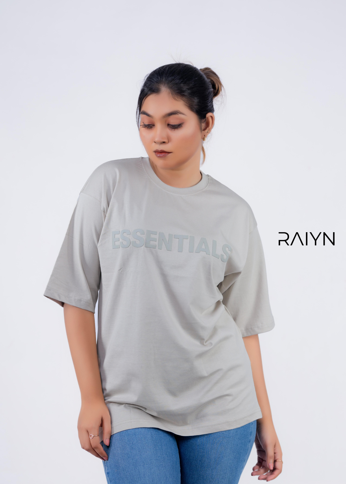 Essentials Drop Shoulder Round Neck Tee